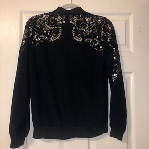 Sequin bomber